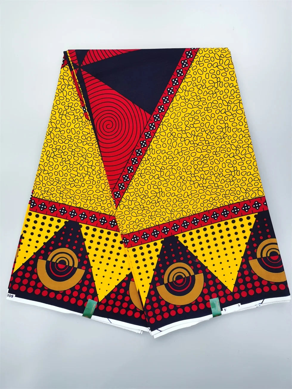 Dutch Hollandais Printed Fabric for African Classical Dress Veritable Real Wax Guaranteed 100% Cotton 6 Yards