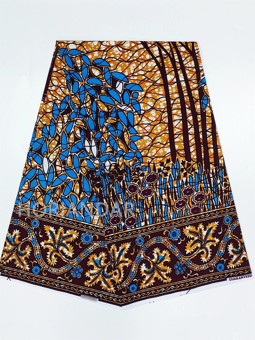 Classical Fabric Dutch Hollandais Fabric Veritable Real Wax for African Printed Dress Guaranteed 100% Cotton 6 Yards