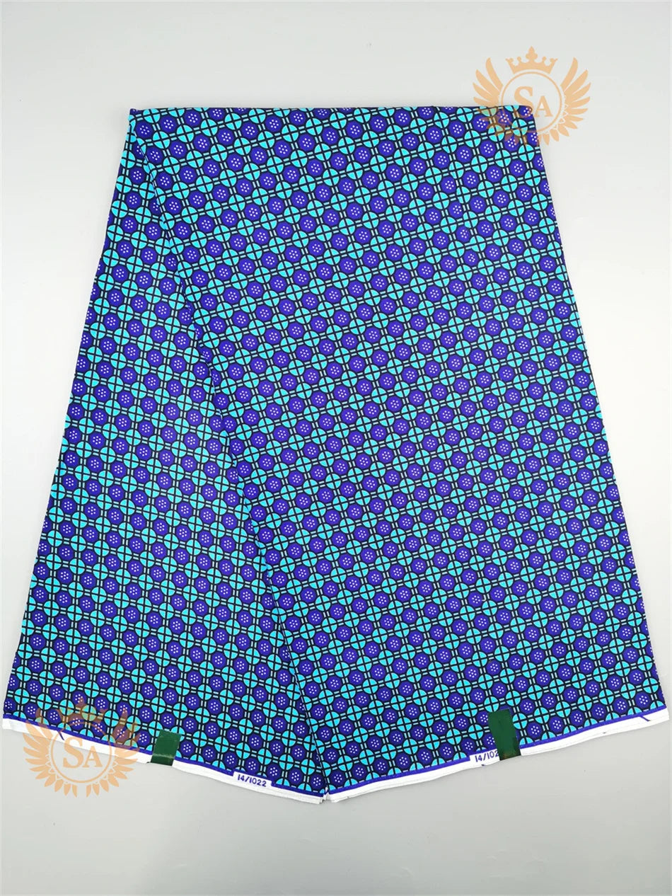 New 100% Cotton Original Real Wax Ankara Fabric 2021 African Print Fabric For Wedding Dress Tissue African Fabric Wax Fabric