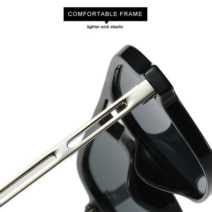 Small Square Frame Double Beam Sunglasses Men And Women Pilot Retro Sunglasses Classic Sunglasses