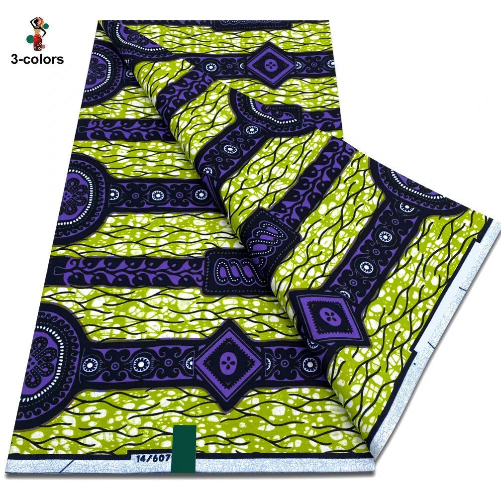 2025 Veritable Wax Guaranteed Real Wax Print Fabric dutch hollandais Pagne African Wax Fabric 6 yards