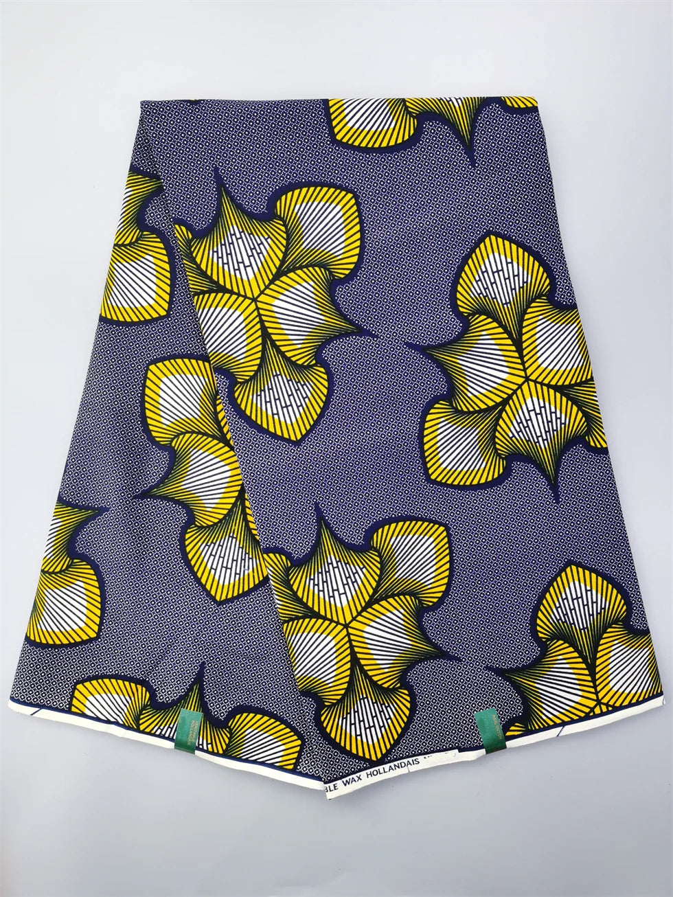 Dutch Hollandais Printed Fabric for African Classical Dress Veritable Real Wax Guaranteed 100% Cotton 6 Yards