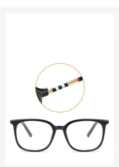 Anti Blue Light Women Square Reading Glasses Luxury Men Optical Computer Glasses Clear Lens Oversized Presbyopia Eyeglasses очки