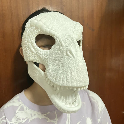 Animal Masks Easy To Wear Unique Activity Mouth Function Great For Halloween Parties High Quality Latex Material Dinosaur Mask
