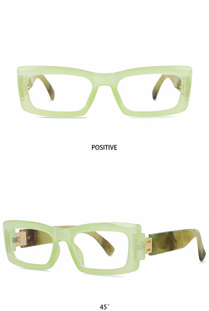R56339 Women's Square Cat Eye Reading Eyes +1.00 +1.50 +2.00 Modern Small Frame Retro Presbyopia Glasses