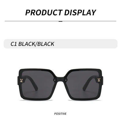 2026 New Fashion Glamour Sunglasses For Women And Men Stylish Oversize Designer Sun Glasses Square Unisex Shades UV400