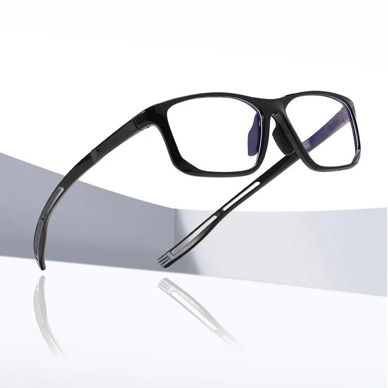 YIMARUILI Ultra-light TR90 Sports Glasses Men and Women Outdoor Cycling Fashion Square Optical Prescription Eyeglasses Frame 300