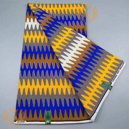 2024 New Hot Sale African Wax Veritable Wax Guaranteed Real High Quality wax print fabric Pagne African Ankara abc