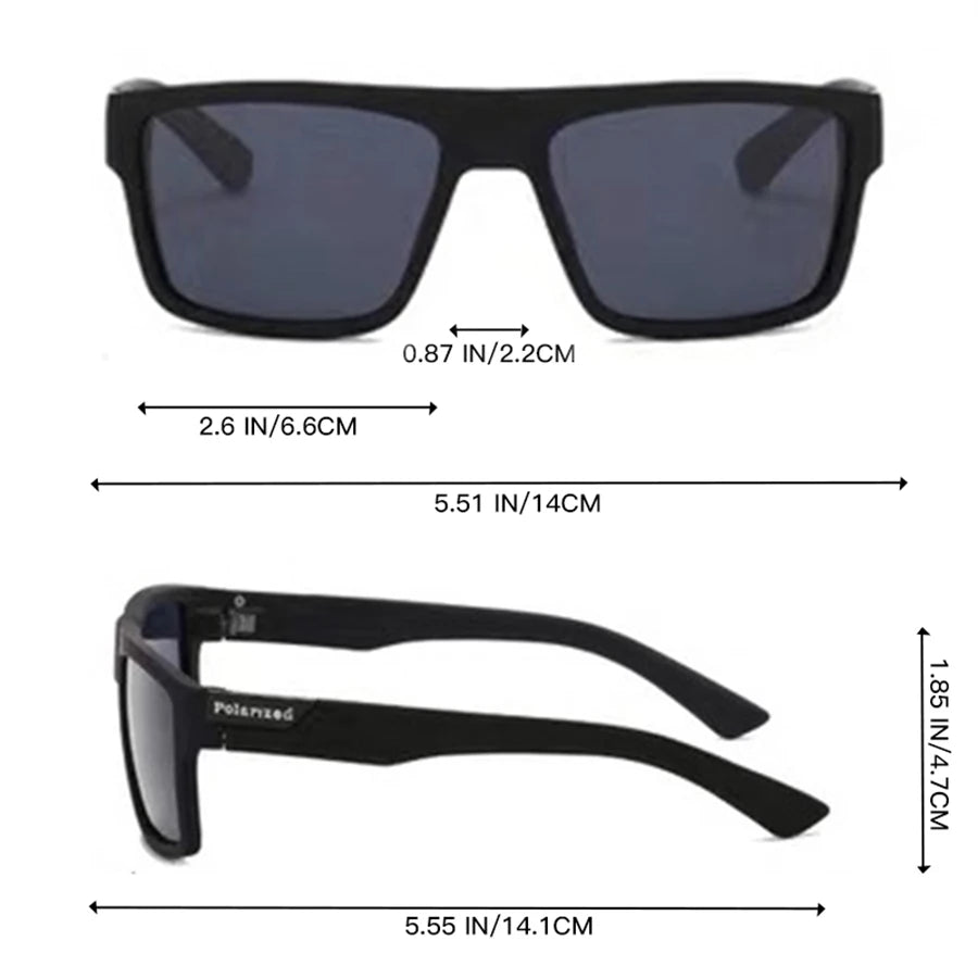 Men's Fashion Colorful Glasses Durable PC Frame Ideal for Travel And Street Photography