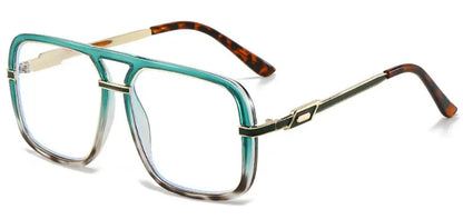 Oversize Square Designer Reading Glasses Women Luxury Brand Double Bridge Prescription Blocking Blue Light Presbyopic Eyeglasses
