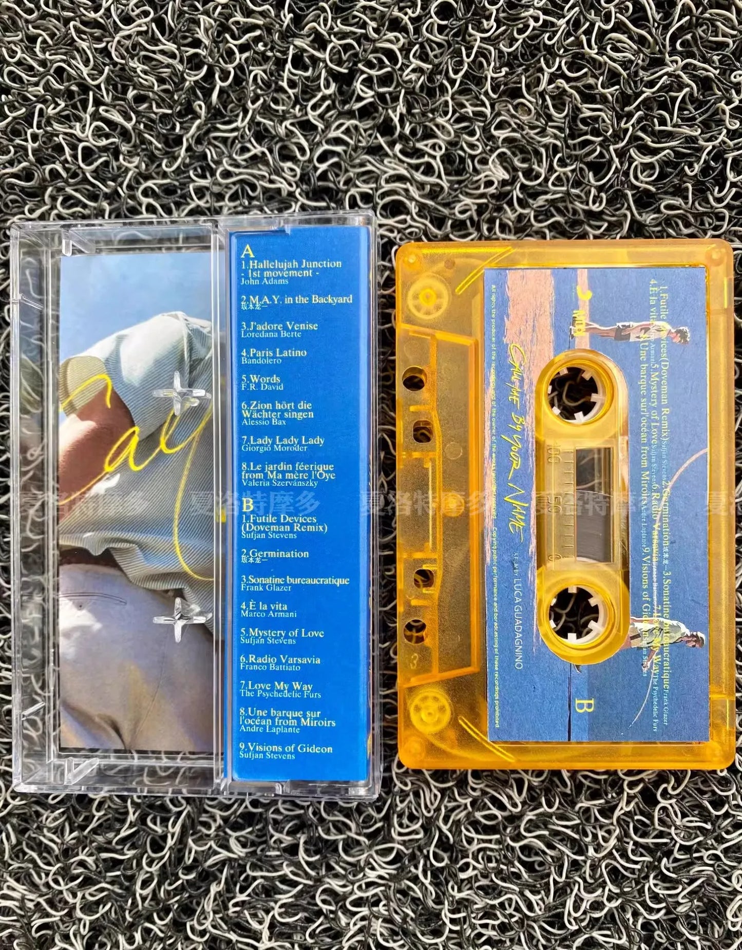 Movie Call Me by Your Name Music Tape elio Cosplay Cassettes Soundtracks Box Car Walkman Tape Collection Prop Gifts Party Music