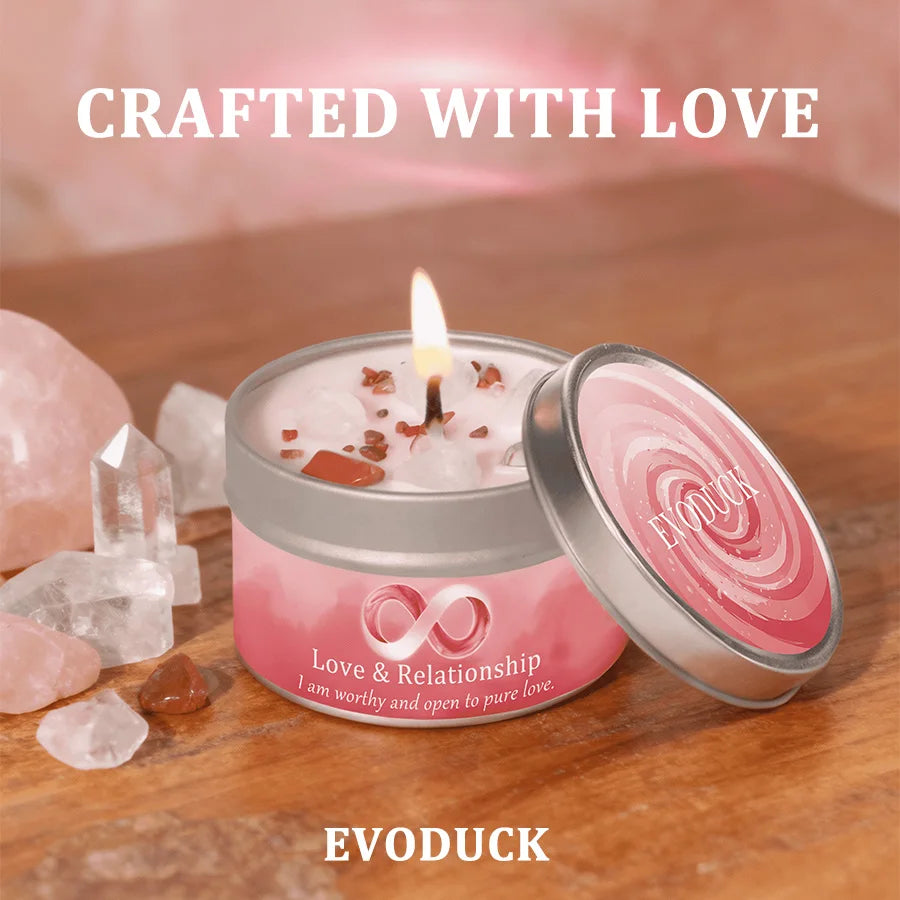 Scented Candles 3oz Law of Attraction Love Manifestation Energy Boosting Christmas Home Decoration Candle Holders Gift
