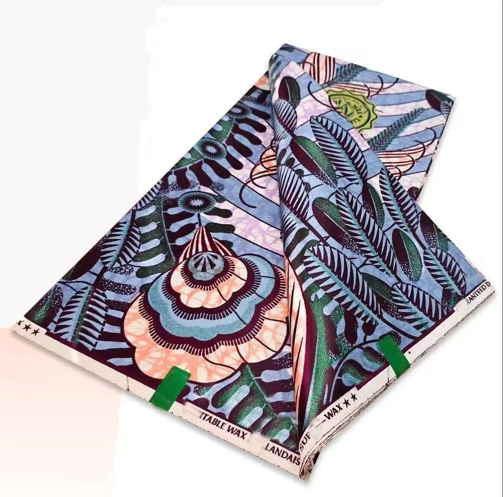 New Glitter Grand Golden Wax Fabric Cotton Ankara Golden Wax Flash Gold Print SUPER High Quality Sprinkle African Wax Fabric