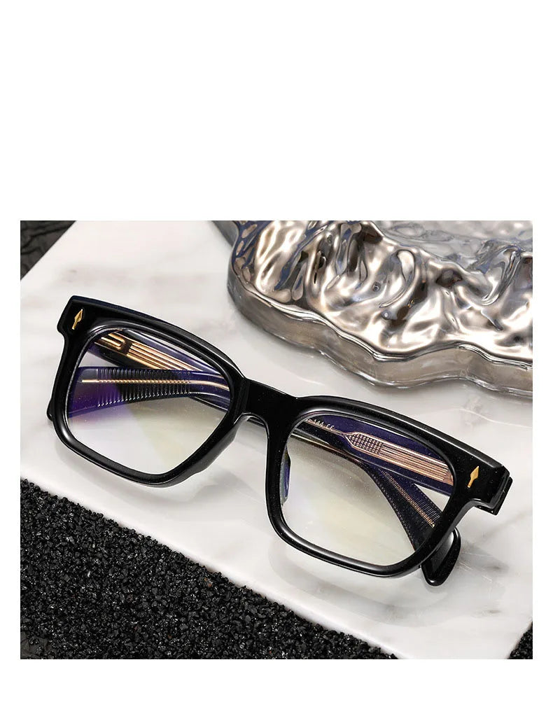 Brand Designer Fashion Square Reading Glasses Luxury Women Men Big Frame Magnifing Glasses Anti Blue Light Presbyopia Eyeglasses