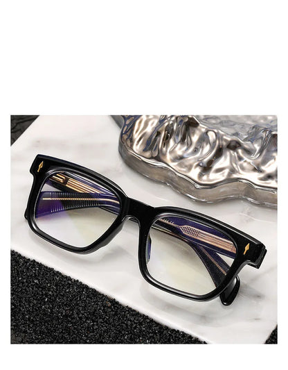Brand Designer Fashion Square Reading Glasses Luxury Women Men Big Frame Magnifing Glasses Anti Blue Light Presbyopia Eyeglasses