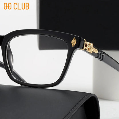 O-Q CLUB Square Plus Reading Glasses for Men Glass Luxury Lunette De Lecture Femme Optical Lenses With Recipe Women Lens Eyewear