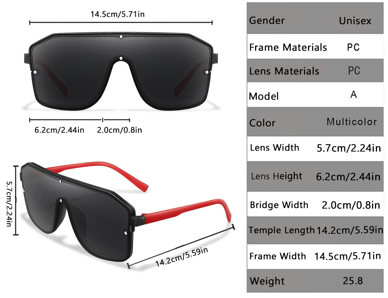 Rivet Lens Fishing Sunglasses for Men and women Fashion Casual Oversize Goggles with UV Protection for Hiking Golf, Beach