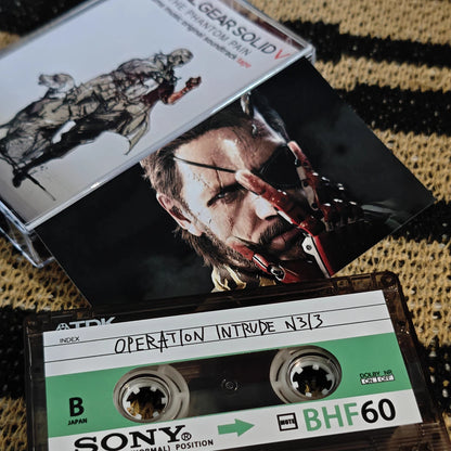Game Metal Gear Solid V Justin Burnett Music Tape Greatest Hits OST Album Cassettes Cosplay Walkman Car Recorder Soundtracks Box