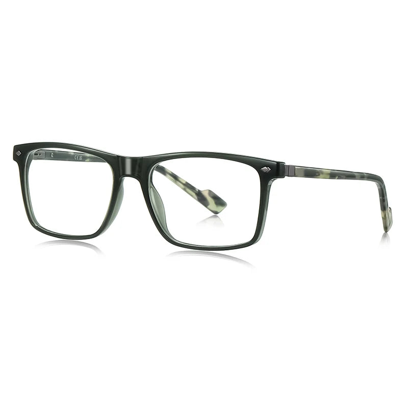 Blue Light Blocking Glasses for Men Women TR90 Square Frame Anti Eyestrain Computer Gaming Glasses Lightweight Unisex
