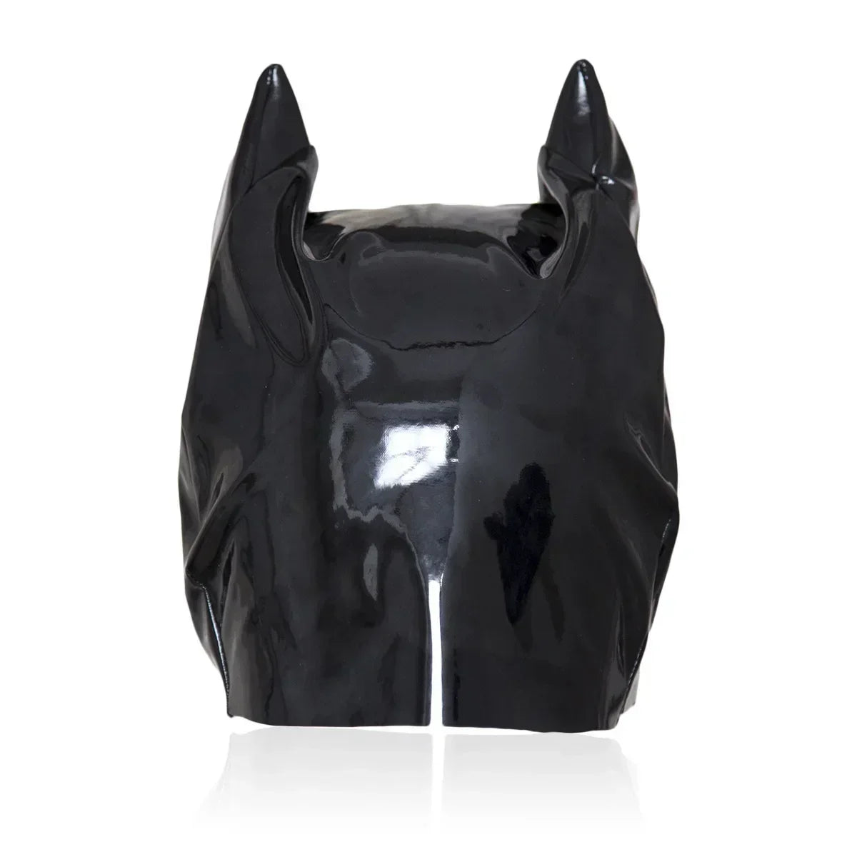 Halloween cosplay prop sexy mask women's tempting half face headwear cat ear mask leather mouth hood