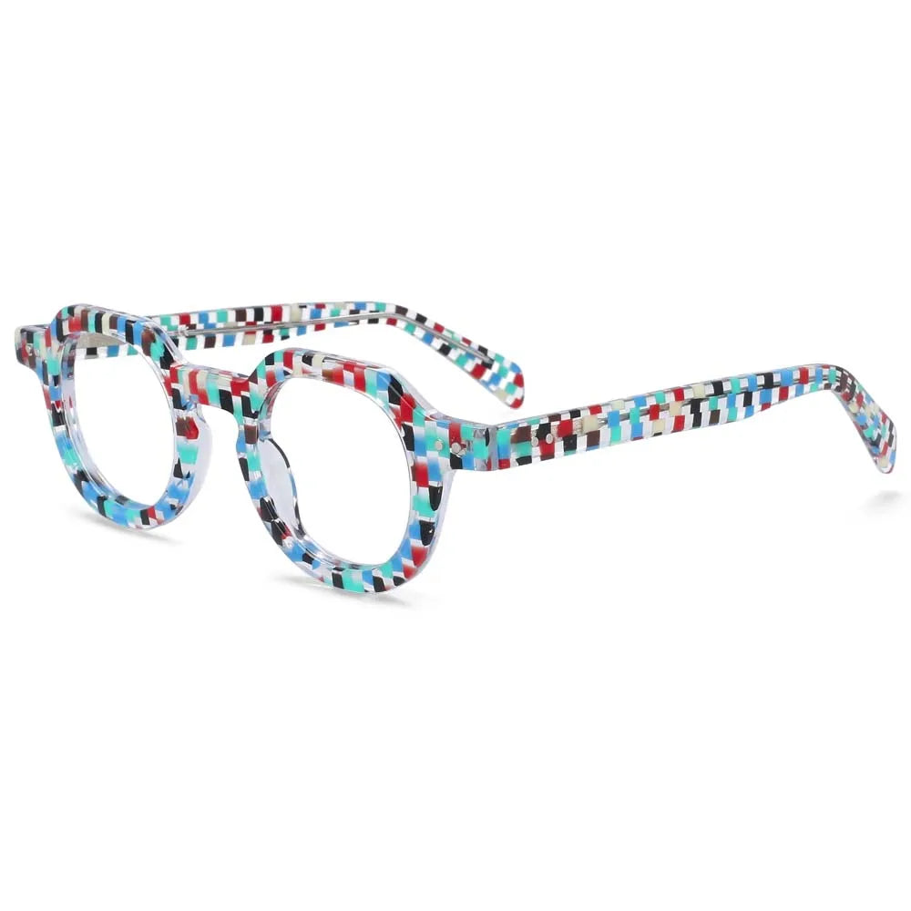 49875 Retro Anti Blue Light Acetate Optical Glasses Frames Men Women Fashion Computer Eyeglasses Customized Reading Glasses