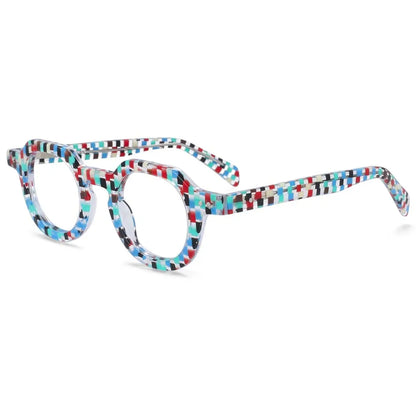 49875 Retro Anti Blue Light Acetate Optical Glasses Frames Men Women Fashion Computer Eyeglasses Customized Reading Glasses