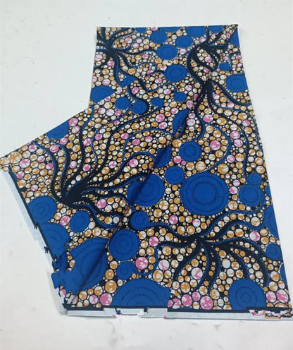 Ankara Wax Fabric 2024 High Quality African Wax Print Fabric 100% Cotton African Guaranteed Veritable Real Wax For Dresses