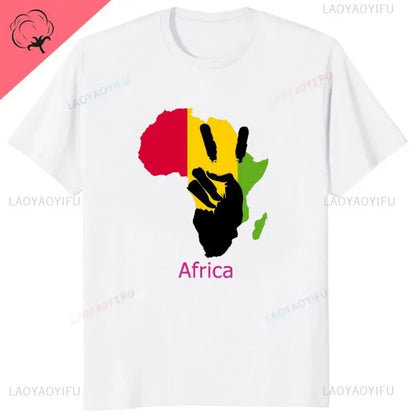 Hipster Reggae Africa Map Rasta Regae Music Vintage T Shirt Clothes 90s Hipster Short Sleeve T-shirts for Men Cotton Cool Tshirt