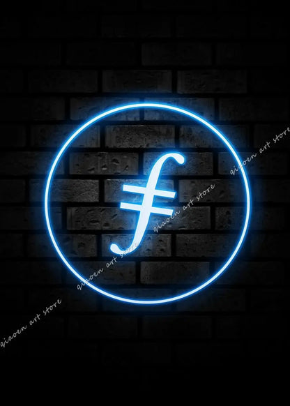 Bitcoin and Ethereum ETH BTC Neon Crypto Market Office Wall Art Pop Posters Prints Canvas Painting Room Home Decor