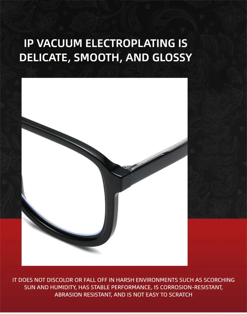 O-Q CLUB Men's Glasses for Reading Glass Eyeglasses Women's Eyepieces Graduated Lenses to Read Eye-glasses -1 Eyeglass Frames