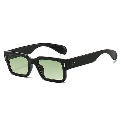 Simple Versatile Sunglasses Men Women Small Square Rivet Outdoor Driving Ultraviolet Protection Casual Sun Glasses