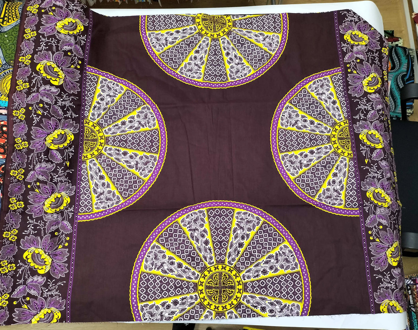 Dutch african Nigiar wax 100% Cotton Real Wax Pagne foVeritable Hollandais Dutch print High Quality fabric cloth 6yards