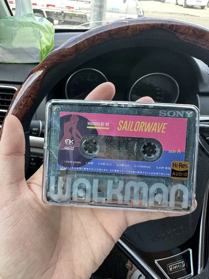 Steam Wave Retro Night Tempo Presents Showa Vaporwave Music Tape Confused Teenager Cosplay Soundtracks Box Cassette Walkman Tape