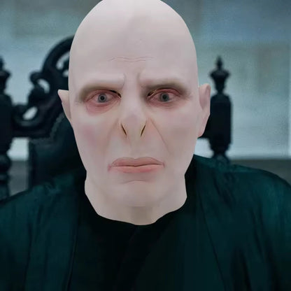 2025 Voldemort Mask Dobby The Elf Mask Hood Harry Movie Cos Horror Thriller Bald Latex Mask Halloween Mask For Adult