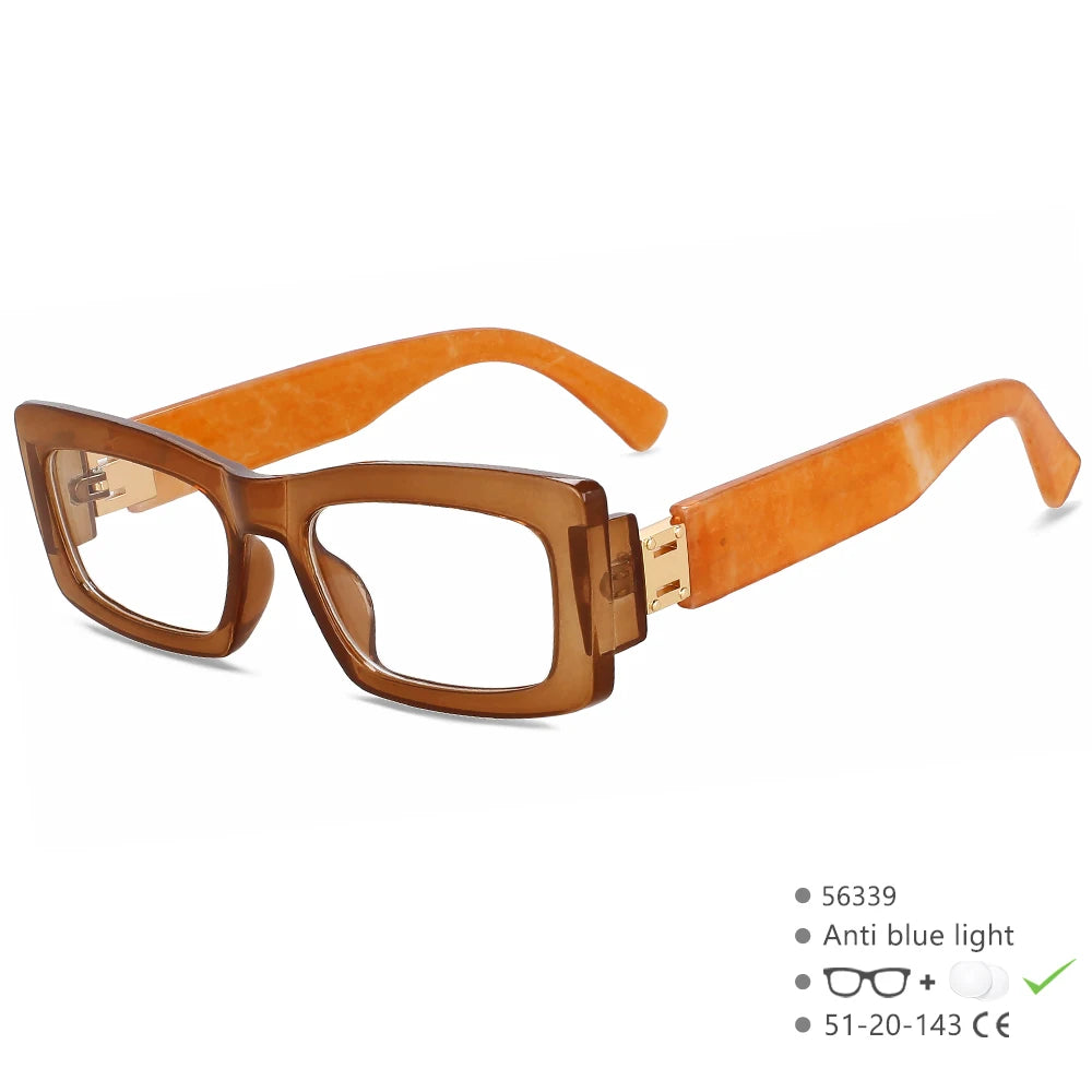 R56339 Women's Square Cat Eye Reading Eyes +1.00 +1.50 +2.00 Modern Small Frame Retro Presbyopia Glasses