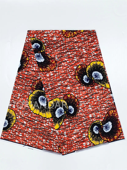 Classical Fabric Dutch Hollandais Fabric Veritable Real Wax for African Printed Dress Guaranteed 100% Cotton 6 Yards