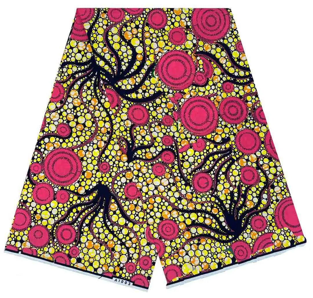 Ankara Wax Fabric 2024 High Quality African Wax Print Fabric 100% Cotton African Guaranteed Veritable Real Wax For Dresses