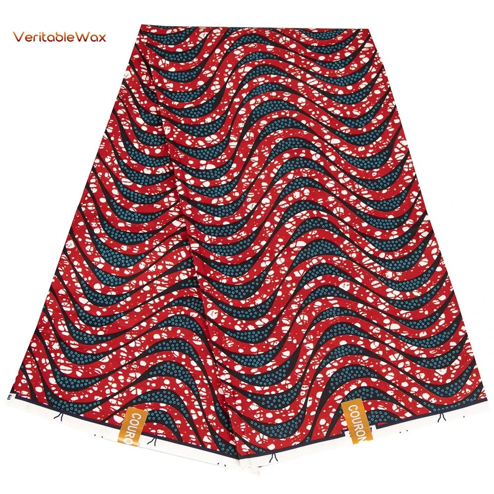 African Ankara Wax Fabric Patchwork Retro Style Double Prints Warp DIY Cloth Sewing Materials Africa Loincloth Polyester Tissu