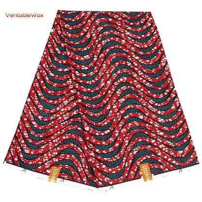 African Ankara Wax Fabric Patchwork Retro Style Double Prints Warp DIY Cloth Sewing Materials Africa Loincloth Polyester Tissu
