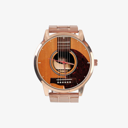 Name Field Watch Men Wrist Original Musical Instrument Bass Clock Wristwatch DIY Dial Logo Rare Watches Family Man Sports Watch