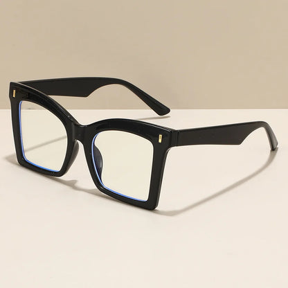 Big Frame Reading Glasses Classic Black Square Blocking Blue Light Computer Presbyopia Eyeglasses Goggle+1.0...+4.0 Unisex
