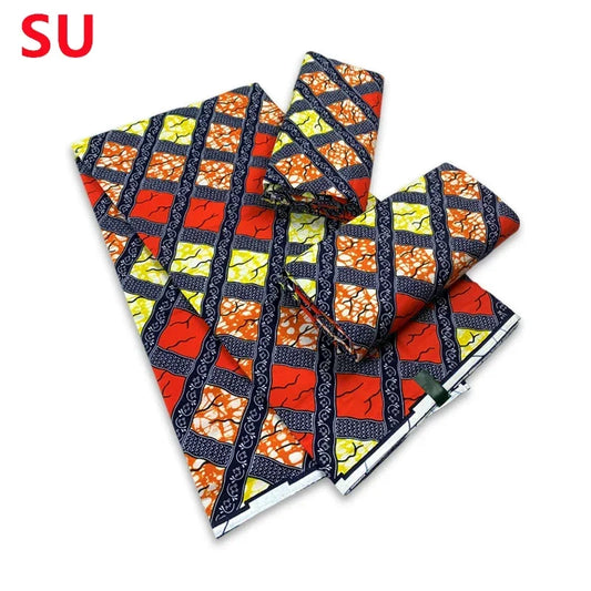 Ankara Wax Fabric 2024 High Quality African Wax Print Fabric 100% Cotton African Guaranteed Veritable Real Wax For Dresses