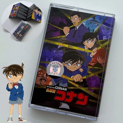 Detective Conan Wild Police Story Music Tape Anime Soundtracks Tape Mysterious Eyes Collections Commemorative with Box Gifts