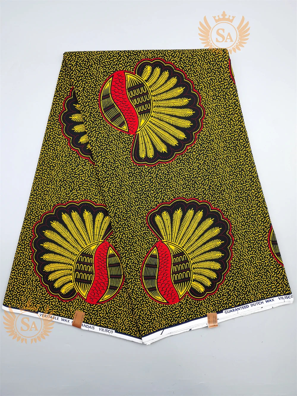 New 100% Cotton Original Real Wax Ankara Fabric 2021 African Print Fabric For Wedding Dress Tissue African Fabric Wax Fabric