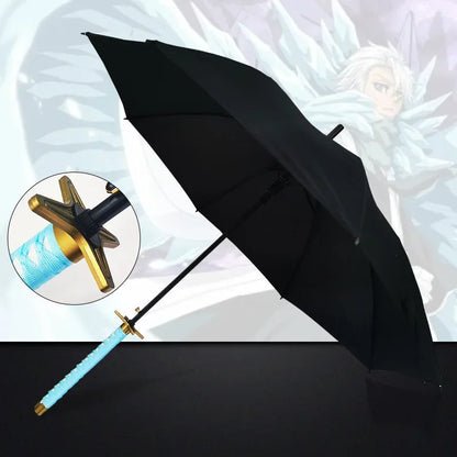 Demon Slayer Sword Umbrella One Piece Roronoa Zoro Katana Umbrella Real Full Size Japanese Anime Long Parasol Home Accessories