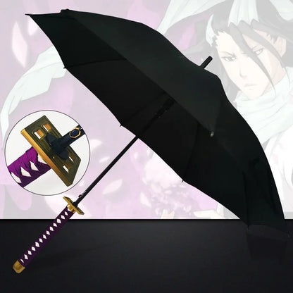 Demon Slayer Sword Umbrella One Piece Roronoa Zoro Katana Umbrella Real Full Size Japanese Anime Long Parasol Home Accessories