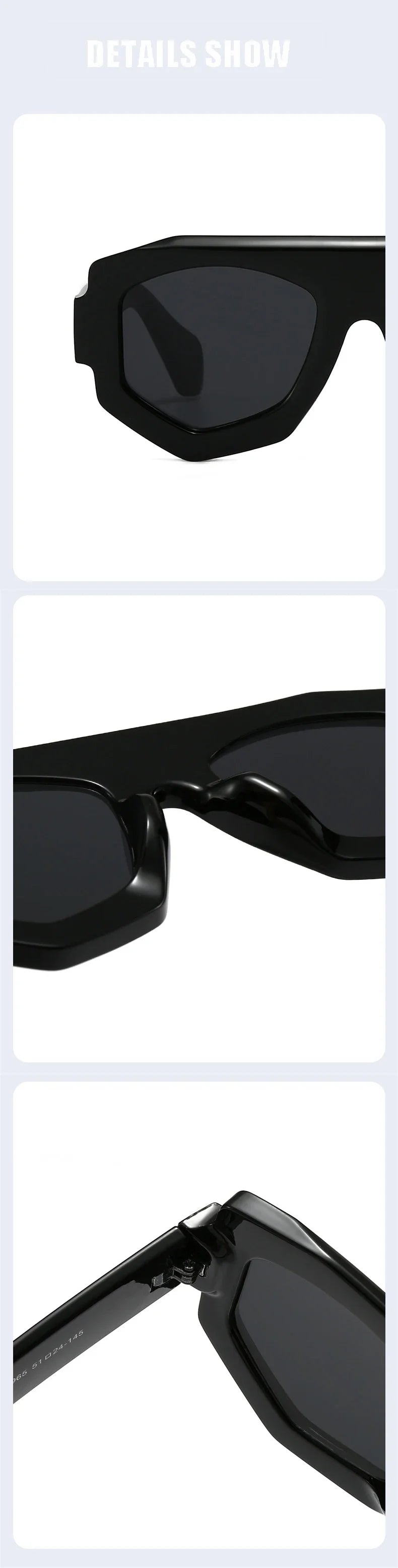 JNPCXI New Fashion Irregular Square Women Sunglasses Shades UV400 Retro Green Men Sun Glasses
