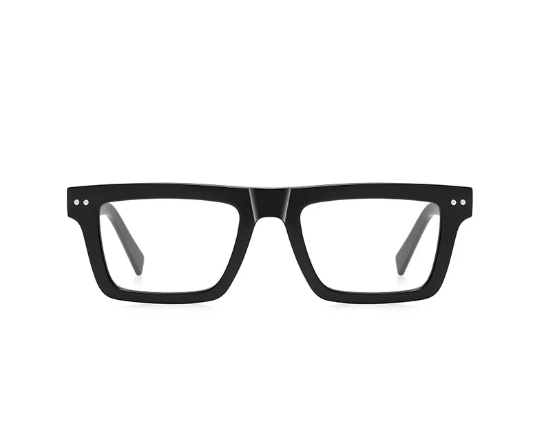57176 Fashion Optical Spectacle Frames Men Popular Spring Hinge Glasses Frame Women Trend Square Transparent Eyeglass