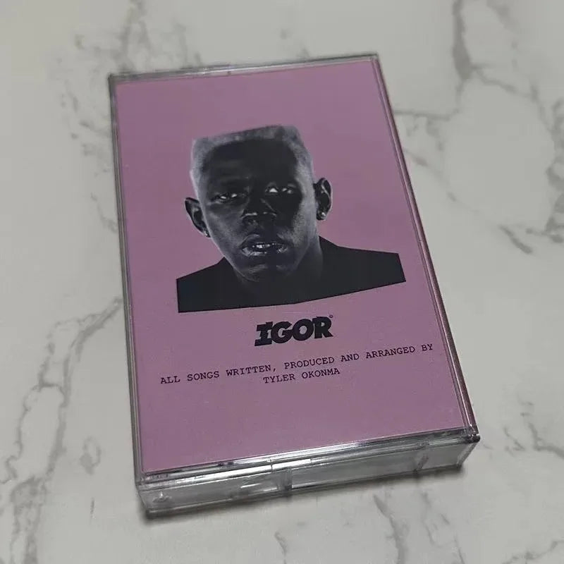 Tyler The Creator Flower Boy CHROMAKOPIAIGOR Music Magnetic Tape Greatest Hits Album Cassette Cosplay Walkman Car Recorder