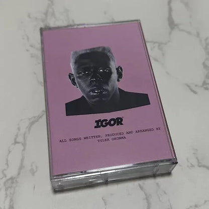 Tyler The Creator Flower Boy CHROMAKOPIAIGOR Music Magnetic Tape Greatest Hits Album Cassette Cosplay Walkman Car Recorder